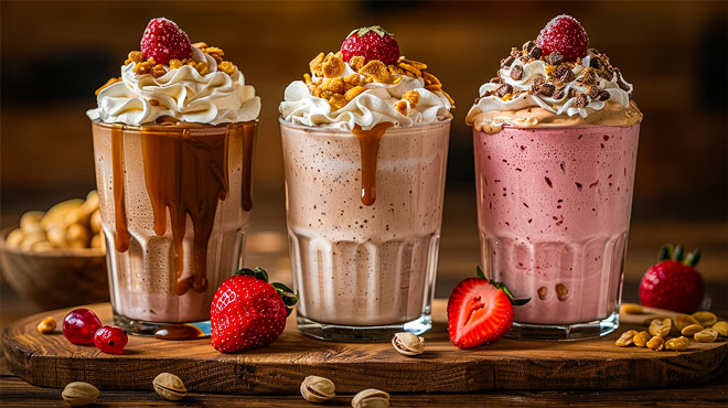 Thick milkshake