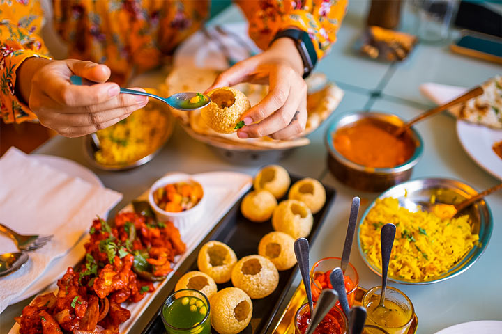 Catering setup